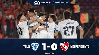 Cuartos Vélez 1  Independiente 0 [upl. by Aidil]