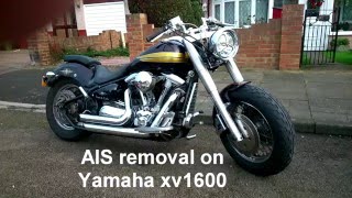 Yamaha xv1600 AIS removal [upl. by Lotson]