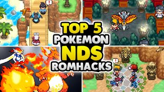 TOP 5 Best Pokemon NDS ROM Hacks 2024 [upl. by Ivets975]