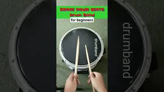 Snare drum beats for beginners  tutorial ketukan snare drum marching band  snare drum suporter [upl. by Subir]