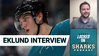 San Jose Sharks Forward William Eklund On Season In Djurgården World Juniors amp Thomas Bordeleau [upl. by Yllehs]