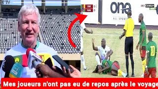 RÉACTION FURIEUSE DE MARC BRYS APRÈS LE MATCH NUL CAMEROUN 00 NAMIBIE [upl. by Oal]