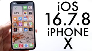 iOS 1678 On iPhone X Review [upl. by Aisela595]