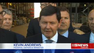 Submarine Contract  9 News Adelaide [upl. by Helbona]