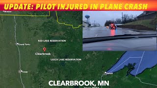 BREAKING NEWS UPDATE Pilot Injured In Early Monday Morning Plane Crash At Clearbrook Minnesota [upl. by Humph]