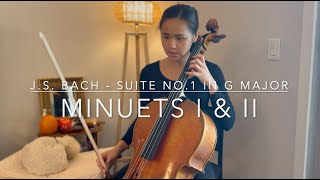 Minuet I amp II  Bach Suite No 1 in G Major Cello Play Along  Suzuki Cello Book 4 [upl. by Anel384]