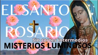 🌹SANTO ROSARIO DE HOY JUEVES 10 DE OCTUBRE de 2024 🌹🕊️🌹MISTERIOS LUMINOSOS [upl. by Nnaassilem]