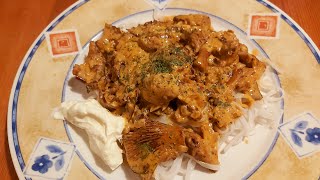 Urechiuse Mancare de Ciuperci Kantareller recept Champignon Vegetarian Recipe [upl. by Georgianna]