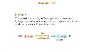 Benzidine test [upl. by Kath837]