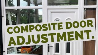 Composite Door Adjustment amp Loose Hinge Fix [upl. by Yboc411]