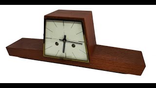 1965 Table Clock by Franz Hermle amp Sons vintageclock 1965clock AntiqueClocksDepot [upl. by Shaver]