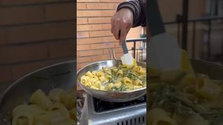 Carbonara di asparagi chefruben cucinaconruben scorzadilimone chetevoimagna [upl. by Ezara386]