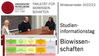 Studieninformationstag 2022 Biologie und Biowissenschaften  UNI HEIDELBERG [upl. by Fawn666]