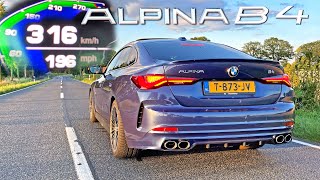 2024 ALPINA B4 Gran Coupe  0196MPH  0316KMH  SOUND amp POV [upl. by Heall262]