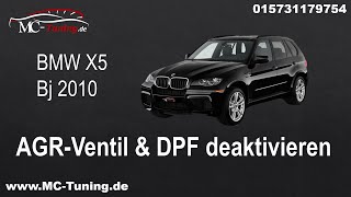 BMW X5 AGR amp DPF deaktivieren  Abgasrückführung entfernen [upl. by Aivital]