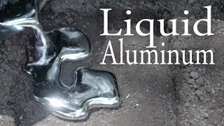 How To Melt Aluminum With A Hole In The Ground [upl. by Ikaz]