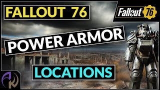 Fallout 76 POWER ARMOR Locations  16 EARLY GAME Spots [upl. by Mittel]