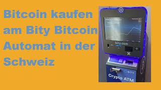 Bitcoin kaufen am Bitcoin Automat von Bity in der Schweiz [upl. by Eshman]