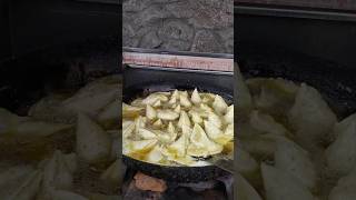 Day55 Curnchy🔥d🥵spicy😋Samose😋with kadistreetfoodfoodiesamosansdmahakalnashtacornaryoutubeshort [upl. by Vincentia]