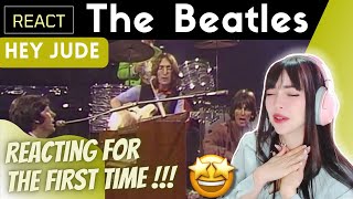 FIRST TIME REACTING to THE BEATLES  HEY JUDE [upl. by Alby]