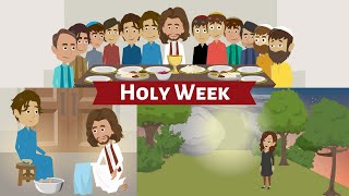 What is Holy Week Palm Sunday Holy Thursday Good Friday and Easter [upl. by Mell]