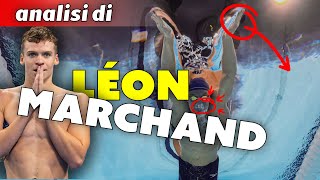 I SEGRETI dietro la straordinaria TECNICA della STELLA del NUOTO MONDIALE Léon Marchand 🌟 [upl. by Ahsatsana]