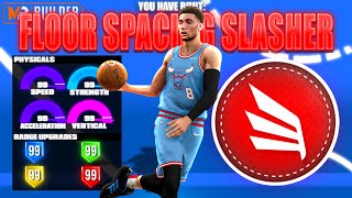 BEST FLOOR SPACING SLASHER BUILD ON NBA 2K21 RARE BUILD SERIES VOL 10 [upl. by Stranger275]