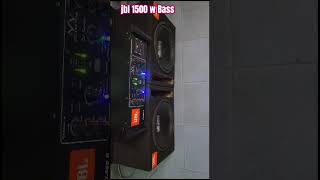 Jbl 1500 watt subwoofer bass testing [upl. by Llirret]