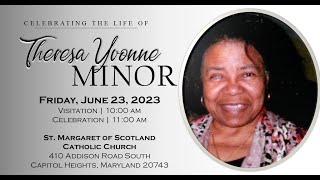 St Margaret of Scotland  Funeral Services for Theresa Yvonne Minor [upl. by Ecinnej]