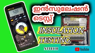 Megger testing MalayalamInsulation testN4Tech [upl. by Eidnak]