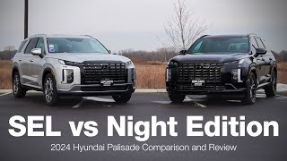 2024 Hyundai Palisade SEL vs Calligraphy Night Edition  Comparison and Review [upl. by Noitna907]