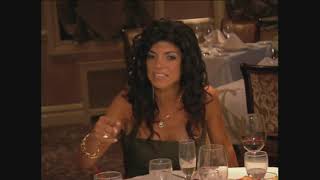 Teresa Giudice vs A Table  The Table Flip RHONJ S01E07 [upl. by Ramad]