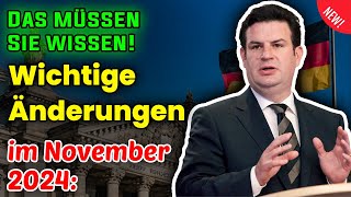 quotWichtige Änderungen für Rentner in Deutschland im November 2024 Das müssen Sie wissenquot [upl. by Evanne]