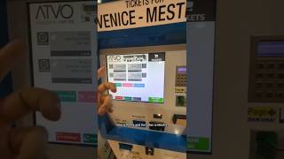 How to buy a ticket for Venice City from Venice Airport travel [upl. by Natividad88]