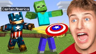 Minecraft Manhunt but Im Overpowered Superheroes [upl. by Airdnahs]