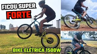 Bicicleta Elétrica caseira DIY Fiz o teste de desenpenho [upl. by Gottlieb]