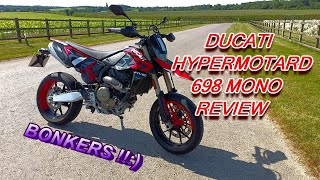 ★ 2024 DUCATI HYPERMOTARD 698 MONO REVIEW ★ [upl. by Olen987]