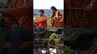 Sai pallavi enjoy with her friend on the tractor 👍💯 [upl. by Aelam]