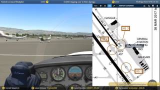 ✈ S1E58 Hopping over to Palm Springs  PilotEdge  XPlane 11 [upl. by Anaicul]