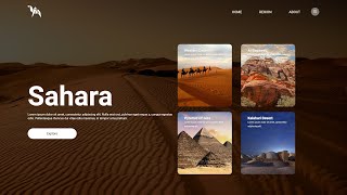 How To Make A Website Header Using HTML And CSS Step By Step  Web Design In HTML amp CSS [upl. by Lacagnia]