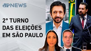 Presença em debates vira atrito entre Nunes e Boulos Amanda Klein e Cristiano Beraldo comentam [upl. by Gittel]