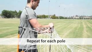 Bownet Soccer Goal 4x8 Set Up Video [upl. by Eesyak812]