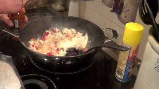 Quick breakfast egg n veggie scramble [upl. by Atina]