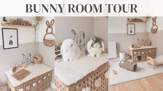 Bunny Room Tour 🤍 Indoor Bunnies  Free Roam Bunnies  Indoor Rabbit Set Up [upl. by Ola]