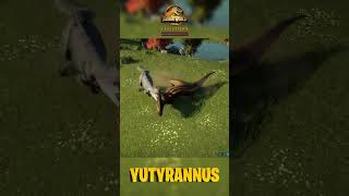 La potenza dello YUTYRANNUS  Jurassic World Evolution 2 Feathered Species Pack DLC shorts [upl. by Nekal]