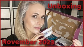 BirchBox November 2023  November 2023 Beauty Box Unboxing  November Monthly Selection [upl. by Gisella]