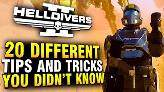 20 Tips and Tricks You Didnt Know About Helldivers 2 [upl. by Talley]