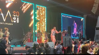 FEMI KUTI THROWS A CLASSIC PERFORMANCE ON STAGE AT AMAA 2024 [upl. by Sukin]