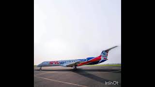 star air flight at Gulbarga airport [upl. by Ayikahs193]