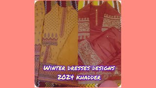 winter dresses designs 2024 khadderkhaddar k suits2024 winter dress [upl. by Suryc733]